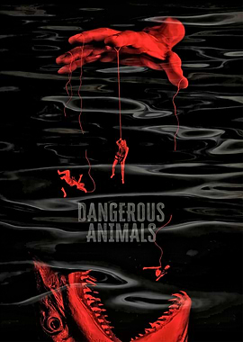Dangerous Animals: Red and Black Illustration
