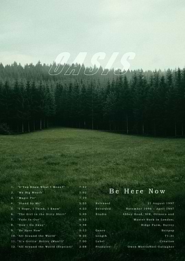 Oasis - Be Here Now Album