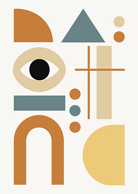 Geometric Shapes Abstract Art