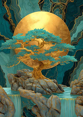 Golden Tree Kintsugi