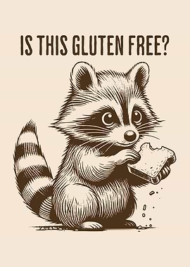 Is This Gluten Free? Gluten Intolerant Raccoon