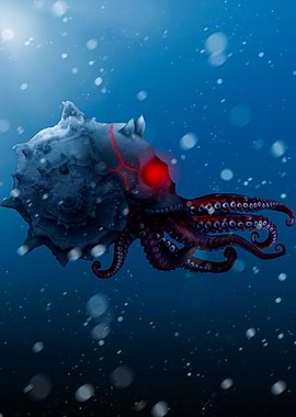 Octopus Skull Shell Creature