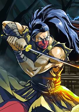 Samurai Warrior with Katana