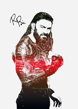 Roman Reigns Sketch Art