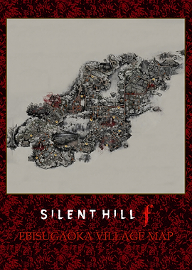 Silent Hill f Ebisugaoka Village Map