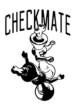 Checkmate Chess Piece Graphic