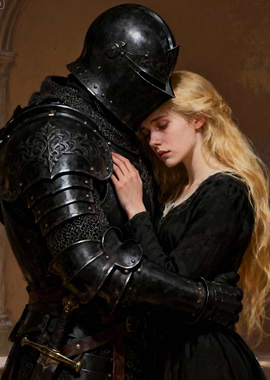 Souk Knight and Maiden Embrace