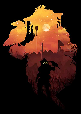 Bloodhound Apex Legends Silhouette Art