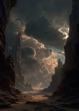 Dramatic Canyon Landscape