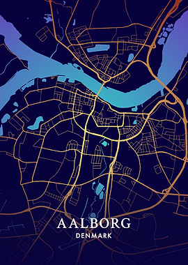 Aalborg City Map