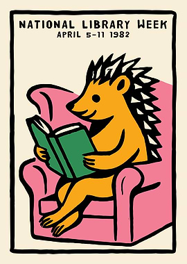 National Library Week 1982 Poster