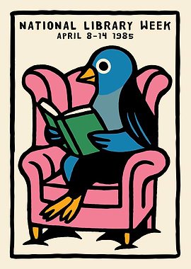 National Library Week 1985 Poster