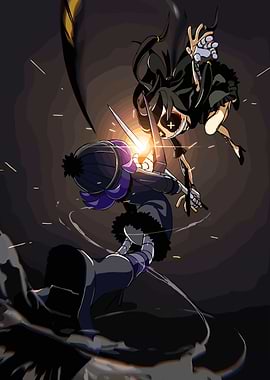 Skullgirls: Peacock vs Marie