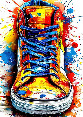 Colorful Sneaker Art
