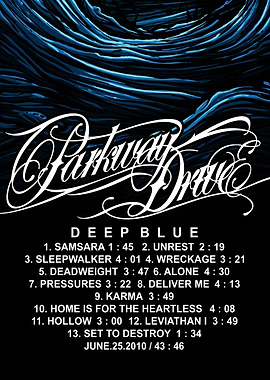 Parkway Drive Deep Blue Album Art