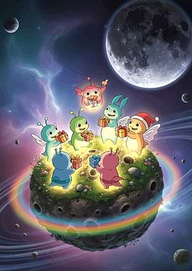 Christmas on a Tiny Planet