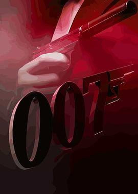 James Bond 007 Graphic Art