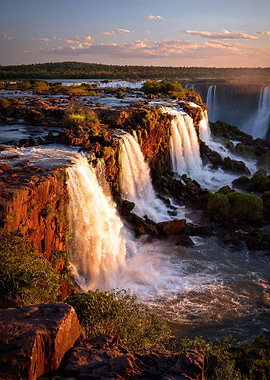 Iguazu Falls at Golden Hour