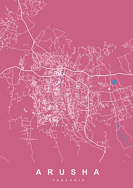 Arusha, Tanzania map