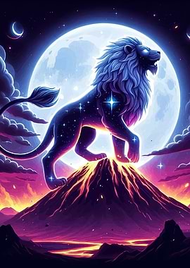 Celestial Lion Volcanic Peak