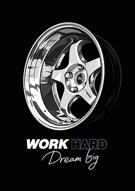 Motorsport icons wheel Motivational Text