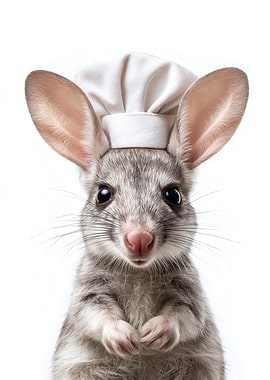 Cute Bilby Chef with Chef's Hat