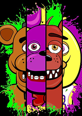 Five Nights at Freddy's Character Collage