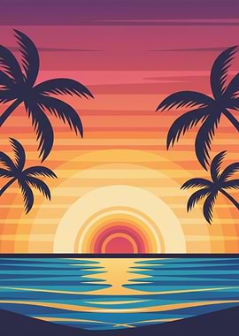 Tropical Sunset Vibes