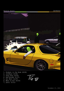 Travis Scott JACKBOYS Album Cover Art