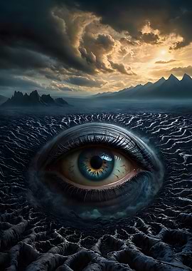 Surreal Eye Landscape
