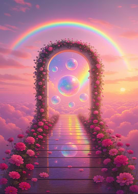 Floral Archway to a Dreamy World