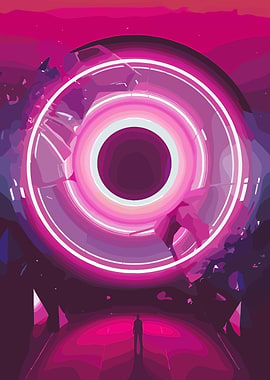 Abstract Portal with Figure