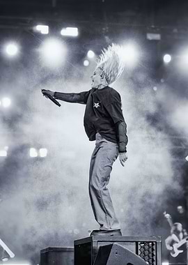 Black and White Concert Performance