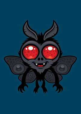 Creepy Cute Cryptid Mothman Monster