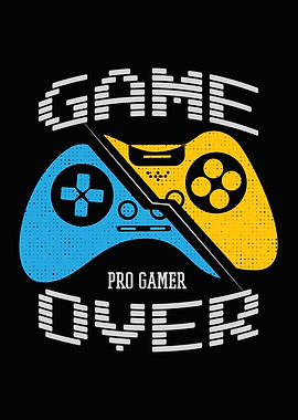 Game Over Pro Gamer Design