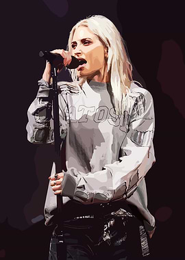Lights performing on stage illustration