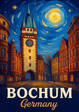 Bochum Germany Cityscape Painting