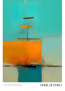 Abstract Painting in Rothko Style