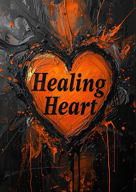 Abstract Healing Heart
