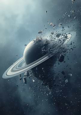 Saturn's Rings Breaking Apart