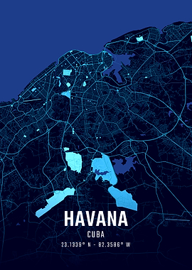 Havana Midnight City Map