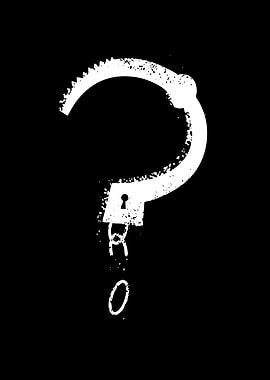 Handcuff Question Mark Symbol