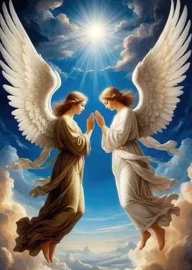 Angels Prayerful Contemplation