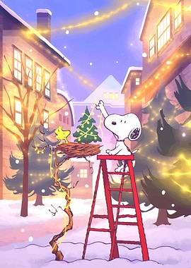 Snoopy and Woodstock Christmas Decoration