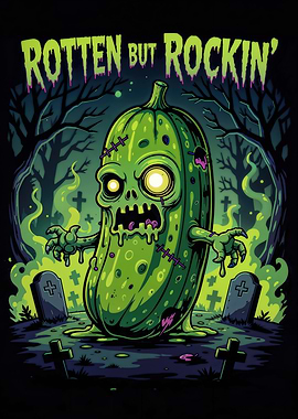 Rotten But Rockin' Zombie Pickle