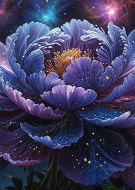 Cosmic Peony Flower