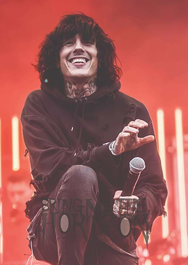 Oliver Sykes Performing Live on Stage