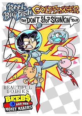 Reel Big Fish Goldfinger Tour Poster