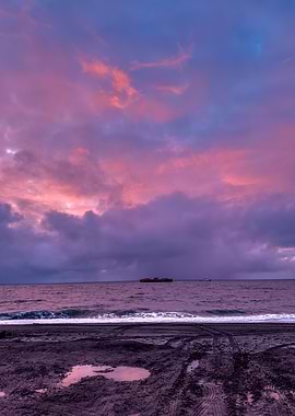 Pink Sunset — Utqiaġvik, Alaska