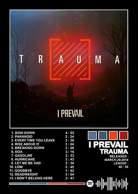 I Prevail - Trauma Album Cover